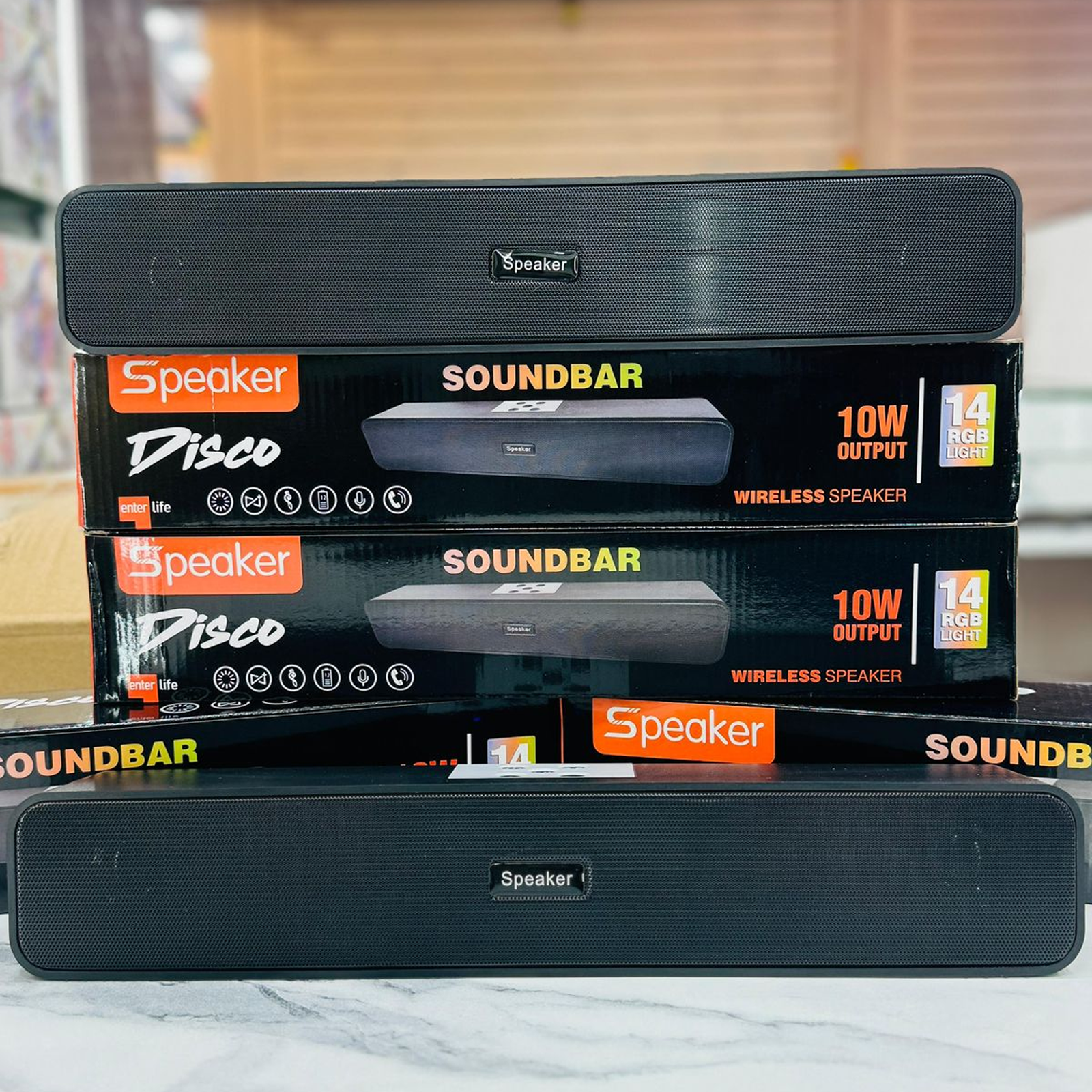 Disco LED Soundbar Wireless